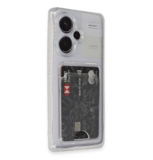 Xiaomi Redmi Note 13 Pro Plus Kılıf Kart Şeffaf Silikon - Şeffaf