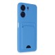 Xiaomi Redmi 13C Kılıf Kelvin Kartvizitli Silikon - Mavi