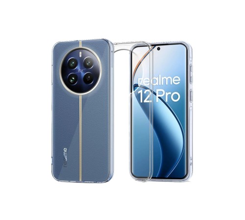 Realme 12 Pro Plus Kılıf Lüx Şeffaf Silikon Realme 12 Pro Plus Kılıf Lüx Şeffaf Silikon
