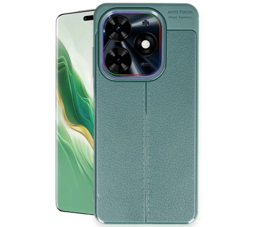 Tecno Spark Go 2024 Kılıf Auto Focus Kapak - Koyu Yeşil