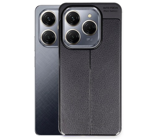 Tecno Spark 20 Pro Kılıf Auto Focus Kapak - Siyah Tecno Spark 20 Pro Kılıf Auto Focus Kapak - Siyah