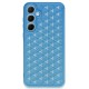 Samsung Galaxy A35 5G Kılıf Petek Silikon Kapak - Mavi