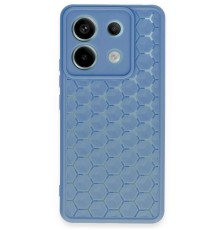 Xiaomi Redmi Note 13 Pro 5G Kılıf Petek Silikon Kapak - Mavi