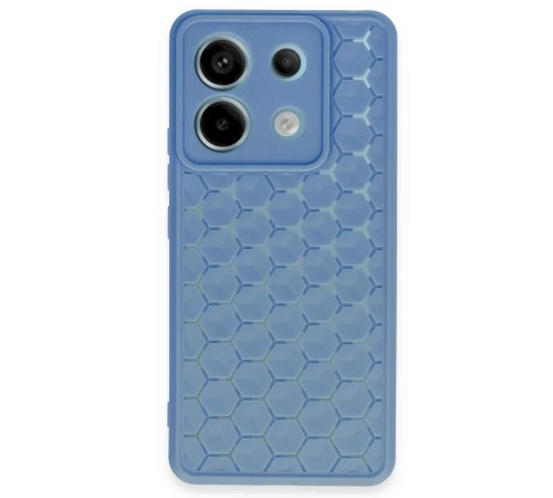 Xiaomi Redmi Note 13 Pro 5G Kılıf Petek Silikon Kapak - Mavi