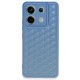 Xiaomi Redmi Note 13 Pro 5G Kılıf Petek Silikon Kapak - Mavi