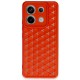 Xiaomi Redmi Note 13 Pro 5G Kılıf Petek Silikon Kapak - Kırmızı