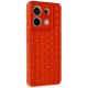 Xiaomi Redmi Note 13 Pro 5G Kılıf Petek Silikon Kapak - Kırmızı