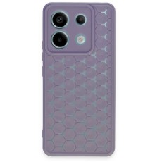 Xiaomi Redmi Note 13 Pro 5G Kılıf Petek Silikon Kapak - Lila