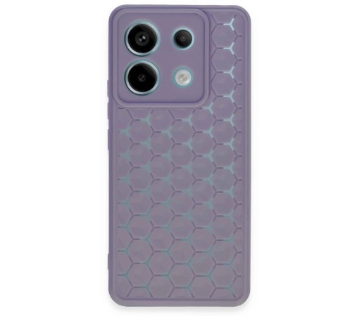 Xiaomi Redmi Note 13 Pro 5G Kılıf Petek Silikon Kapak - Lila