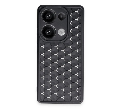Xiaomi Redmi Note 13 Pro 4G Kılıf Petek Silikon Kapak - Siyah Xiaomi Redmi Note 13 Pro 4G Kılıf Petek Silikon Kapak - Siyah