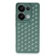 Xiaomi Redmi Note 13 Pro 4G Kılıf Petek Silikon Kapak - Koyu Yeşil