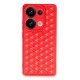 Xiaomi Redmi Note 13 Pro 4G Kılıf Petek Silikon Kapak - Kırmızı