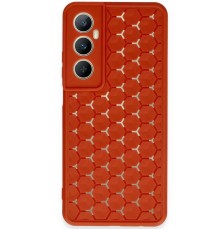 Realme C65 Kılıf Petek Silikon Kapak - Kırmızı