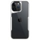 iPhone 15 Pro Max Kılıf Boyi Silikon Kapak - Gümüş