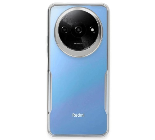 Xiaomi Redmi A3 4G Kılıf Boyi Silikon Kapak - Gümüş Xiaomi Redmi A3 4G Kılıf Boyi Silikon Kapak - Gümüş