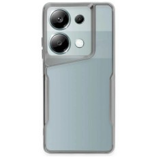 Xiaomi Redmi Note 13 Pro 4G Kılıf Boyi Silikon Kapak - Gümüş