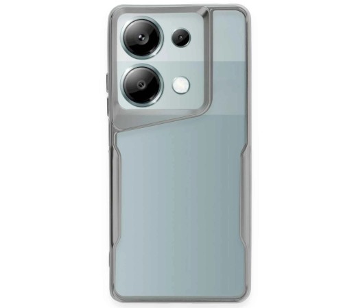 Xiaomi Redmi Note 13 Pro 4G Kılıf Boyi Silikon Kapak - Gümüş Xiaomi Redmi Note 13 Pro 4G Kılıf Boyi Silikon Kapak - Gümüş