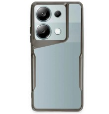 Xiaomi Redmi Note 13 Pro 4G Kılıf Boyi Silikon Kapak - Titan Gri