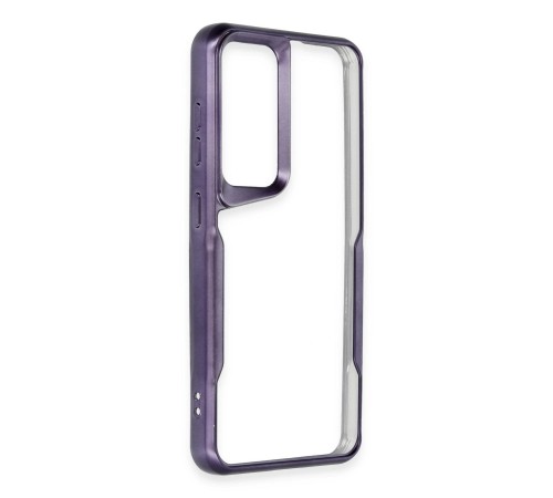 Samsung Galaxy S24 Kılıf Boyi Silikon Kapak - Derin Mor