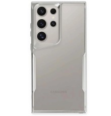 Samsung Galaxy S24 Ultra Kılıf Boyi Silikon Kapak - Gümüş