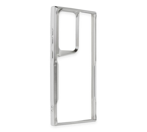 Samsung Galaxy S24 Ultra Kılıf Boyi Silikon Kapak - Gümüş Samsung Galaxy S24 Ultra Kılıf Boyi Silikon Kapak - Gümüş
