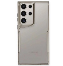 Samsung Galaxy S24 Ultra Kılıf Boyi Silikon Kapak - Titan Gri