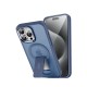 iPhone 14 Pro Tork Magsafe Standlı Kapak - Lacivert