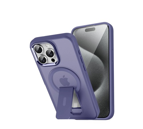iPhone 14 Pro Tork Magsafe Standlı Kapak - Derin Mor iPhone 14 Pro Tork Magsafe Standlı Kapak - Derin Mor