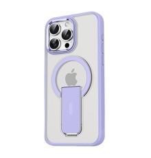 iPhone 14 Pro Tork Magsafe Standlı Kapak - Lila