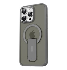 iPhone 14 Pro Tork Magsafe Standlı Kapak - Titan Gri