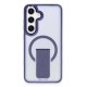 Samsung Galaxy S24 Tork Magsafe Standlı Kapak - Lacivert