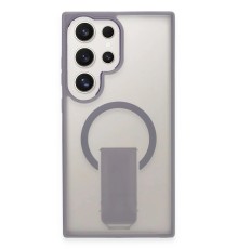 Samsung Galaxy S24 Ultra Tork Magsafe Standlı Kapak - Lila