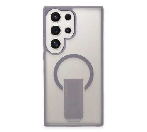 Samsung Galaxy S24 Ultra Tork Magsafe Standlı Kapak - Lila Samsung Galaxy S24 Ultra Tork Magsafe Standlı Kapak - Lila