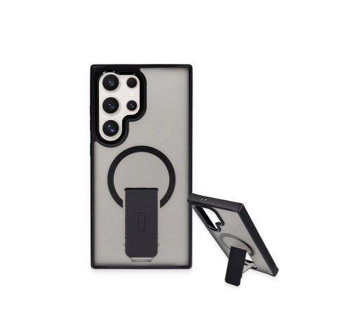 Samsung Galaxy S24 Ultra Tork Magsafe Standlı Kapak - Lila Samsung Galaxy S24 Ultra Tork Magsafe Standlı Kapak - Lila