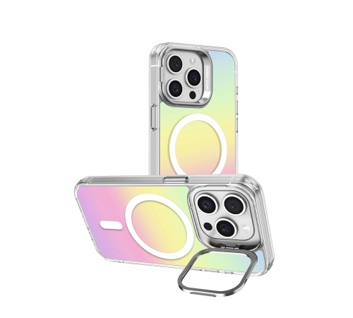 iPhone 14 Pro Max Armor Magsafe Kapak - Rainbow iPhone 14 Pro Max Armor Magsafe Kapak - Rainbow
