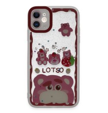 iPhone 11 Kılıf Sweet Desenli Silikon Kapak - Pembe