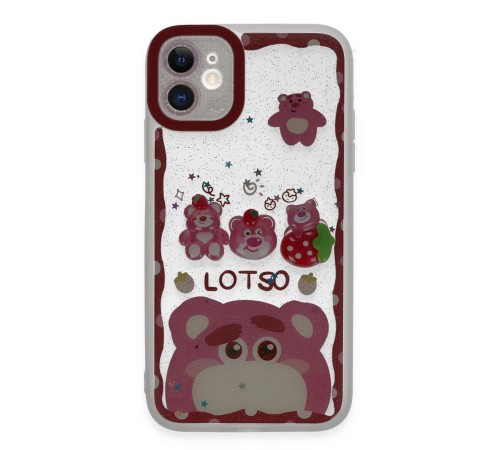 iPhone 11 Kılıf Sweet Desenli Silikon Kapak - Pembe