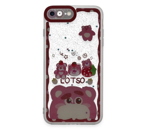 iPhone 7 Kılıf Sweet Desenli Silikon Kapak - Pembe