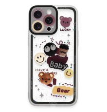 iPhone 14 Pro Kılıf Sweet Desenli Silikon Kapak - Sarı