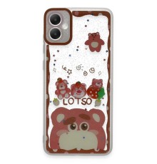 Samsung Galaxy A05 Kılıf Sweet Desenli Silikon Kapak - Pembe