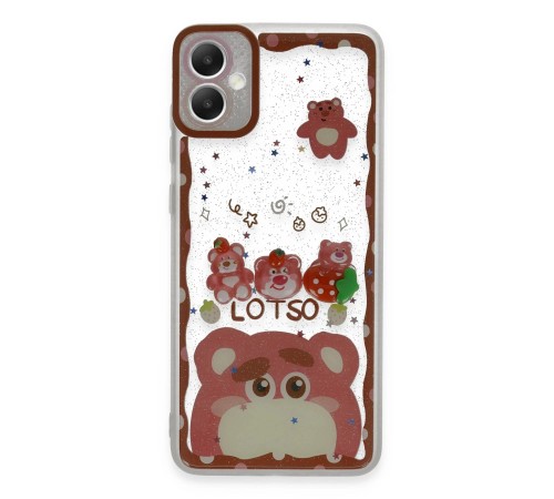 Samsung Galaxy A05 Kılıf Sweet Desenli Silikon Kapak - Pembe