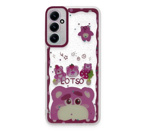Samsung Galaxy A05S Kılıf Sweet Desenli Silikon Kapak - Pembe
