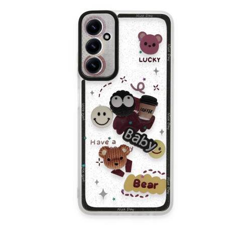 Samsung Galaxy A05S Kılıf Sweet Desenli Silikon Kapak - Sarı
