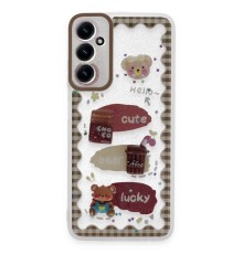 Samsung Galaxy A05S Kılıf Sweet Desenli Silikon Kapak - Şeffaf