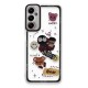 Samsung Galaxy A15 4G Kılıf Sweet Desenli Silikon Kapak - Sarı