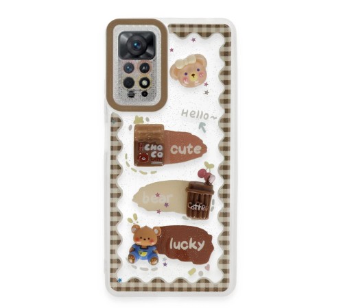 Xiaomi Redmi Note 12 Pro 4G Kılıf Sweet Desenli Silikon Kapak - Şeffaf Xiaomi Redmi Note 12 Pro 4G Kılıf Sweet Desenli Silikon Kapak - Şeffaf