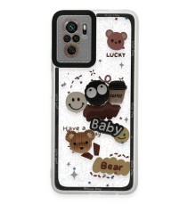 Xiaomi Redmi Note 10 Pro Kılıf Sweet Desenli Silikon Kapak - Sarı
