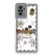 Xiaomi Redmi Note 10 Kılıf Sweet Desenli Silikon Kapak - Açık Mavi