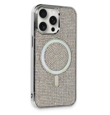 iPhone 14 Pro Max Kılıf Diamond Magsafe Kapak - Rainbow