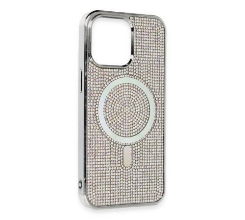 iPhone 14 Pro Max Kılıf Diamond Magsafe Kapak - Rainbow iPhone 14 Pro Max Kılıf Diamond Magsafe Kapak - Rainbow